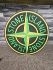 large Stone Island Logo Sign LED USB Lightbox Mancave  Bedroom 30CM usb