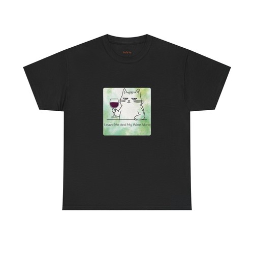 Weinliebhaber, Katze, lustig, Unisex, schwere Baumwolle, süßes Katzenshirt, Geschenk - Bild 8 von 13