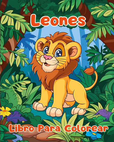 Libro Para Colorear de Leones | Sancha Sauseda | Taschenbuch | Spanisch | 2024