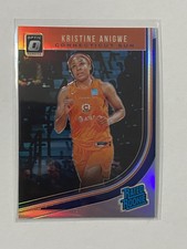 2019 Panini Donruss WNBA - Rated Rookies Kristine Anigwe #89 Silver Holo - Sun