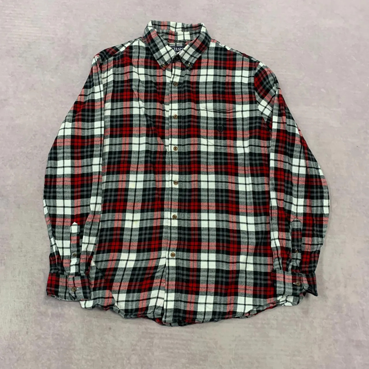 Chaps Patterned Shirt Checked patterned shirt Men… - image 1