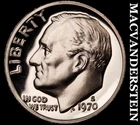 1970-S Roosevelt Dime- Choice Gem Proof Luster No Reserve #J6028