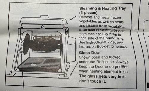 Ronco - Showtime Rotisserie Replacement Steam Heating Tray w/Lid - White - Picture 16 of 16