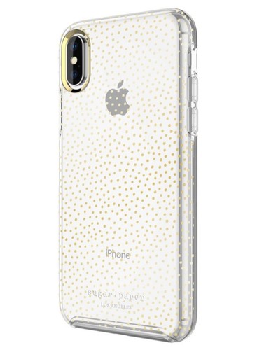 Sugar Paper LA Cover Dots Hard-Case Etui ochronne Pokrowiec na Apple iPhone X Xs 10 - Zdjęcie 4 z 7