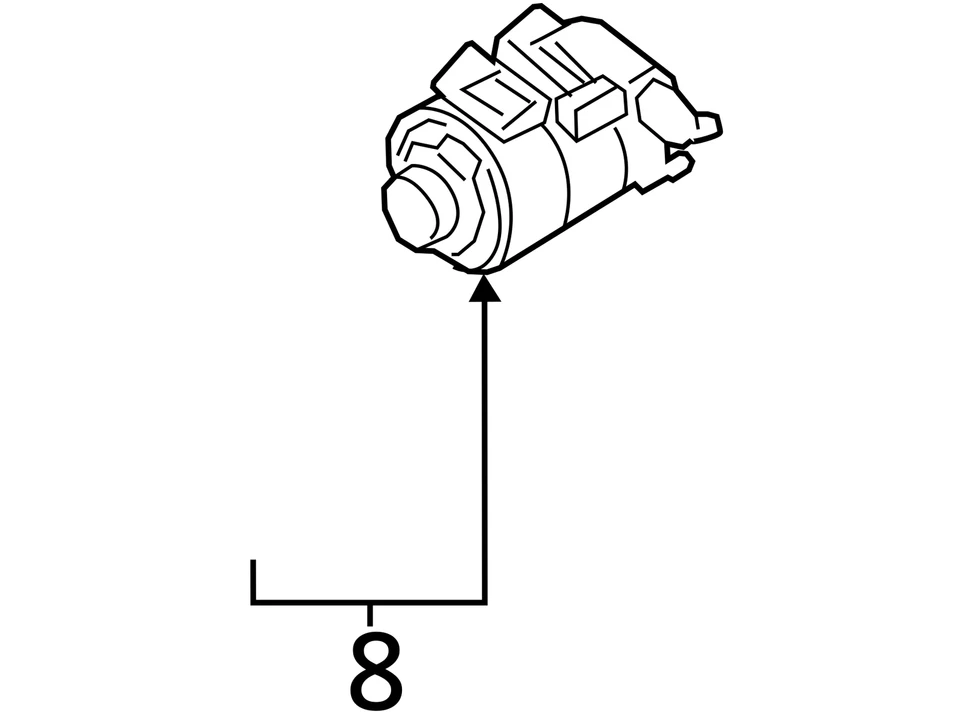 Compresor de aire acondicionado compatible con Lincoln Continental 3013715 17-20 Foto 4 de 4