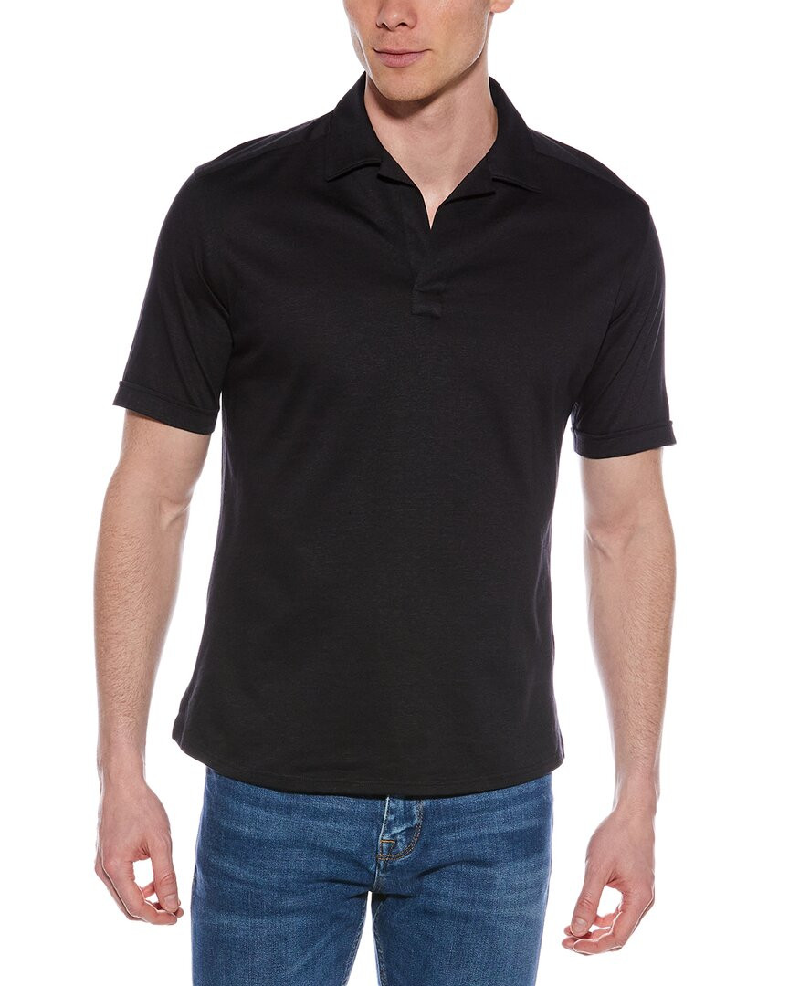 Мужская рубашка поло из льняной смеси Eton Slim Fit