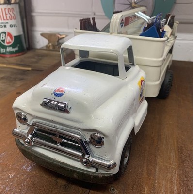 Buddy L Pressed Steel Pepsi Cola GMC Delivery Truck Toy 1950s 15  38cm