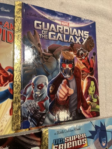 Lot 9 Little Golden Books Marvel Iron Man SpiderMan Hulk Captain America & Case - Bild 4 von 14