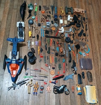 Lot 1980s 90s Figure Parts Gi Joe Star Wars Vintage Transformers Mask Muscle Men