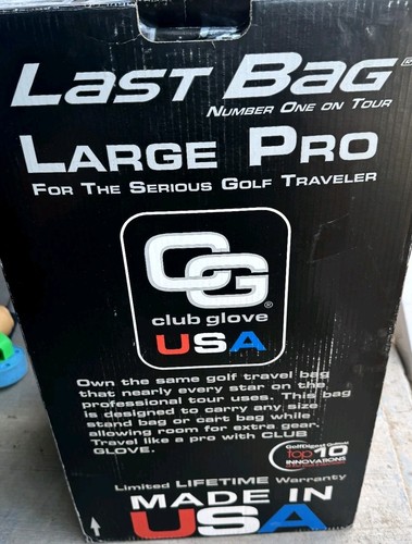 Club Glove Last Bag Cordova Rolling Travel Bag Cover New In Box - Picture 3 of 5