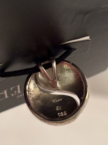 Vintage Silver Express Sterling Silver Yin Yang Pendant Charm 925 - Picture 7 of 10