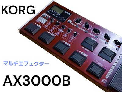 KORG TONE WORKS AX3000B Bass Multi Effects Pedal w/Adapter[Excellent]