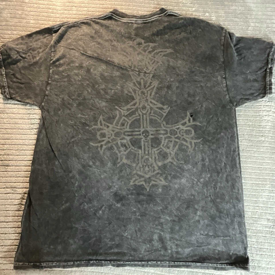 Camiseta Ghost Logo Mineral Wash Dos Caras XL Foto 2 de 4
