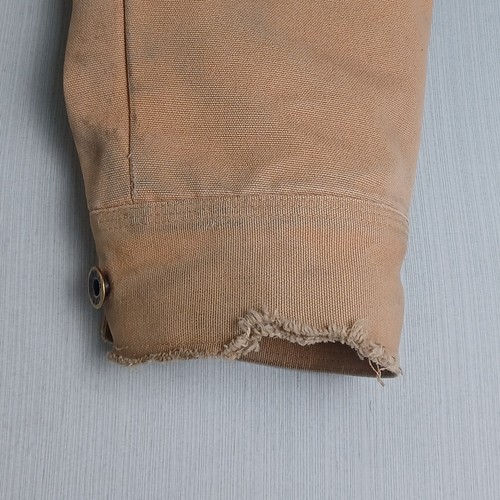 LL Bean Katahdin Iron Works Detroit Jacket Mens Medium Beige Wool Lined Vtg - Picture 8 of 10