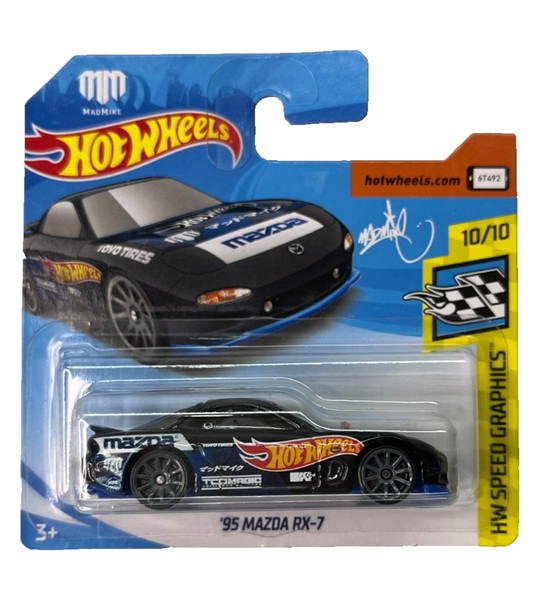 HOT WHEELS 2019 95 MAZDA RX-7 10/10 HW SPEED GRAPHICS
