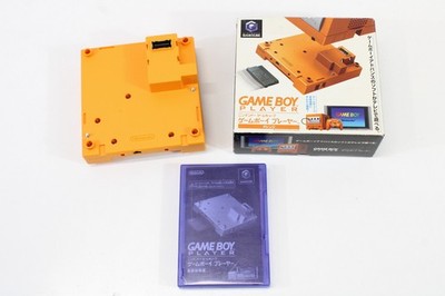 Nintendo Gamecube Gameboy Player Orange Boxed DOL-017 OEM GC With Start Up Disc