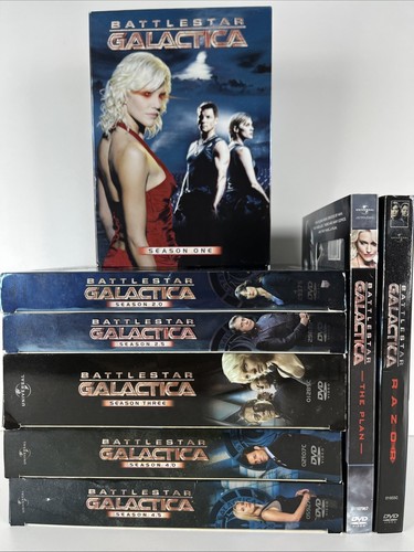 Battlestar Galactica: Complete Series Seasons 1- 4.5 & The Plan & Razor DVD 2004 - Bild 1 von 24