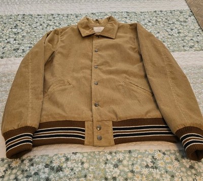 New! Dehen 1920 A3 Team Jacket Tan/Gold Corduroy - Size Medium | eBay