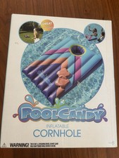 PoolCandy Inflatable Cornhole Pool Game, Multicolor, Ages 6  17 Up