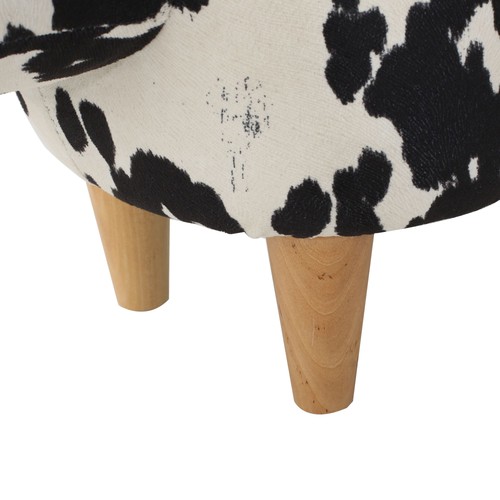 Modern Cow-Shaped Animal Ottoman/Footstool, Accent Stool Home Decor for Bedroom - Picture 11 of 48