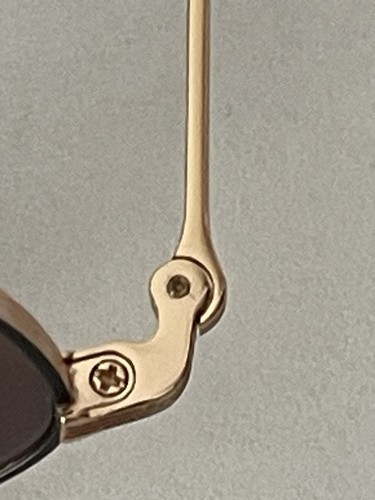 Krewe/Billy Reid Vernon Gold Color Frame Sunglasses Designed in New Orleans,used - Picture 19 of 19