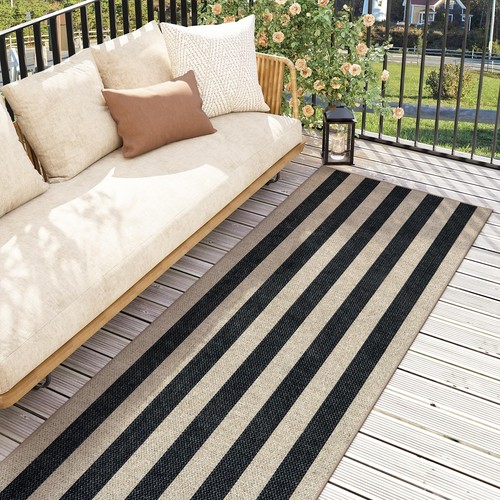 Striped Easy Jute Kitchen Runner, 2x8 Washable Runner Rug for Hallway Entrywa... - Bild 6 von 7