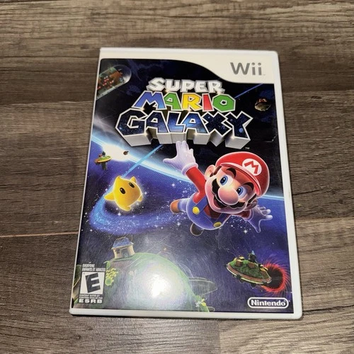 Super Mario Galaxy (Nintendo Wii, 2007) CIB Complete w/ Manual, Inserts *Tested*