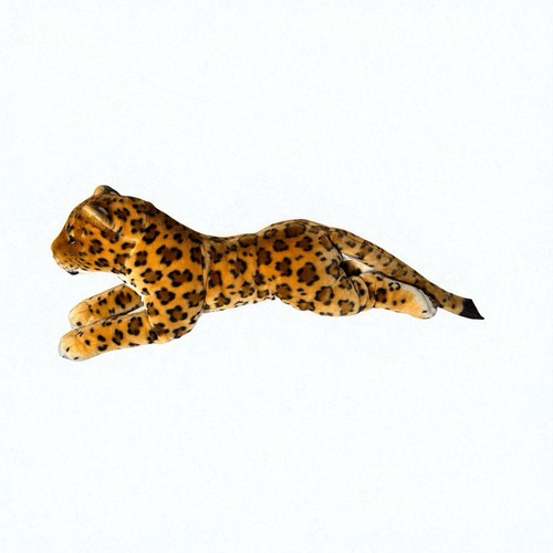 Best Made Toys Plush Cheetah Leopard Jaguar Jungle Big Cat Realistic 30” Vtg Toy - Picture 4 of 6