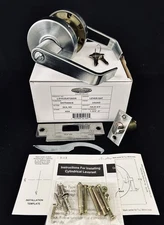 Doormerica LSV53SAT26DR Commercial Standard-Duty Entry Door Lever Lock Set