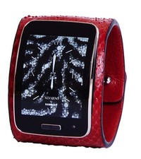 Samsung Gear S Limited Edition by Alvarno cinturino in pelle di pitone rosso SM-R750 RARO!