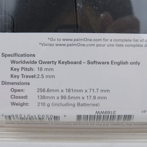 PalmOne Universal Wireless Keyboard Full Size Compact Design #3169WW NOS - Picture 7 of 9