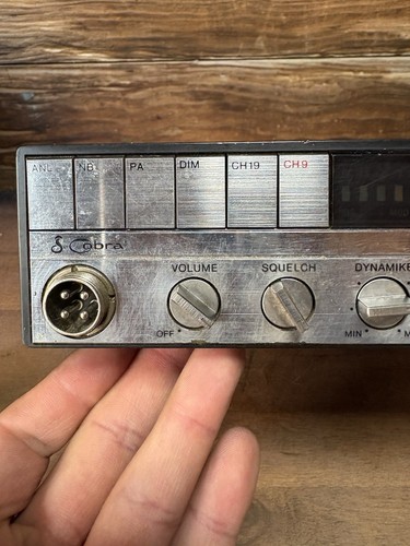 Radio CB Cobra 29 Plus 40 canaux - Vintage (1986) NON TESTÉE - Photo 7/14