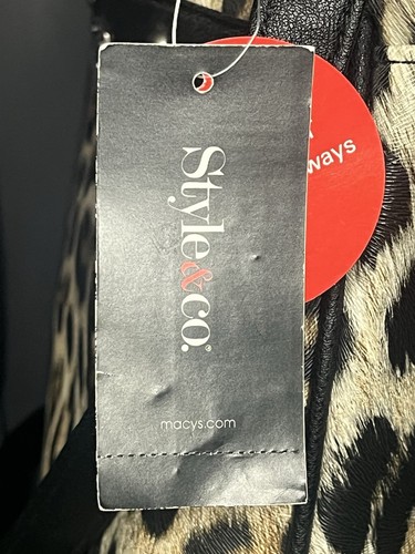 Style & Co. Umhängetasche/Handtasche Leopard. - Bild 13 von 17