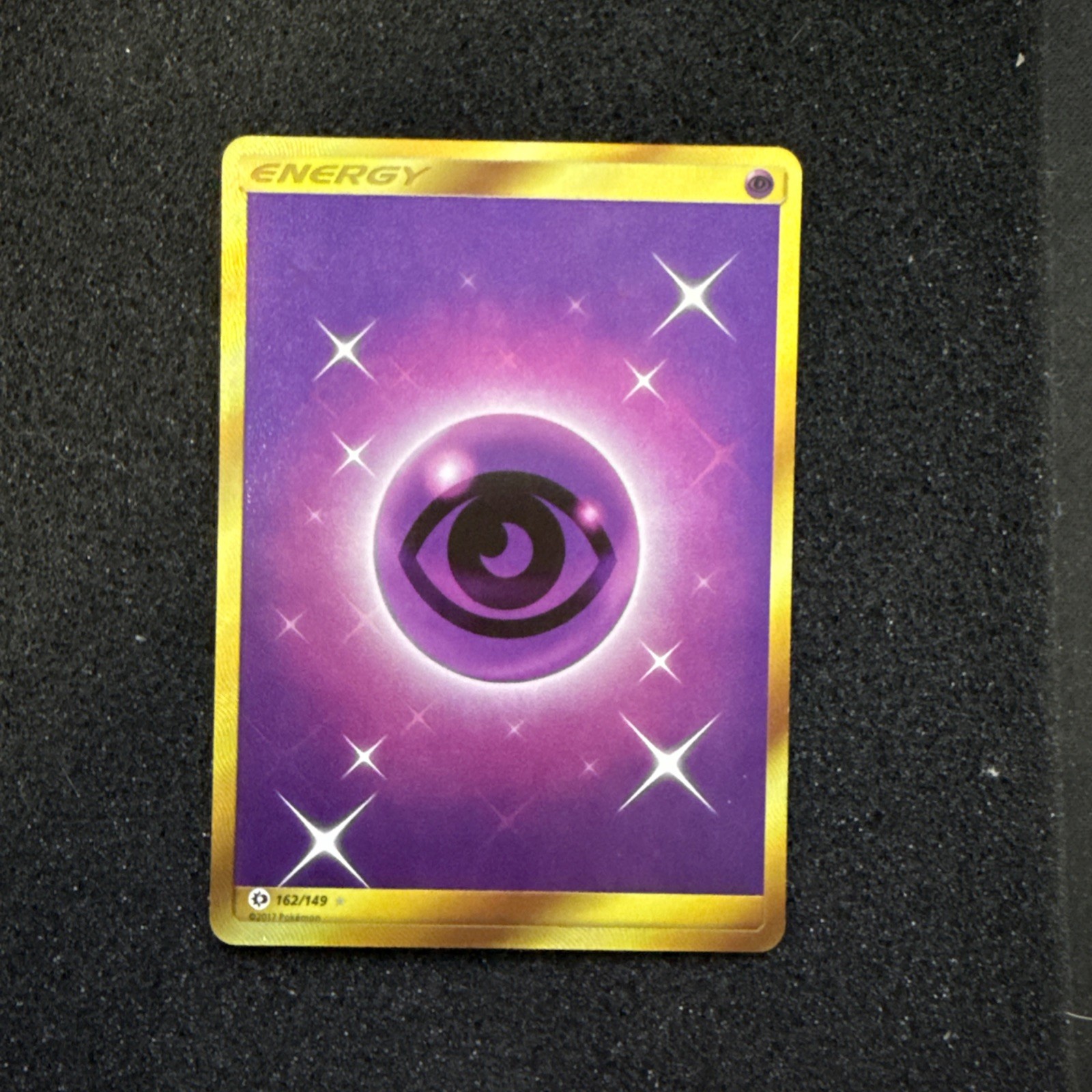 Psychic Energy - 162/149 - Pokemon Sun & Moon Base Set Secret Rare NEAR MINT