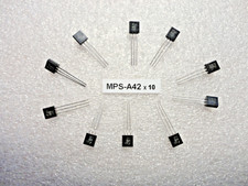 10x MPSA42 High Voltage Transistor, NPN 300V, TO-92 Quick USA Shipping.