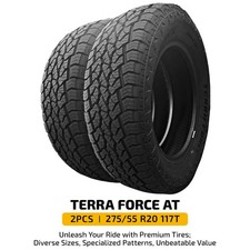 Premium Terra 27555r20 117t All Terrain Pair Of Tires For Passenger Cars 9.6mm Premium Terra 27555r20 117t All Terrain Pair Of Tires For Passenger Cars 9.6mm
