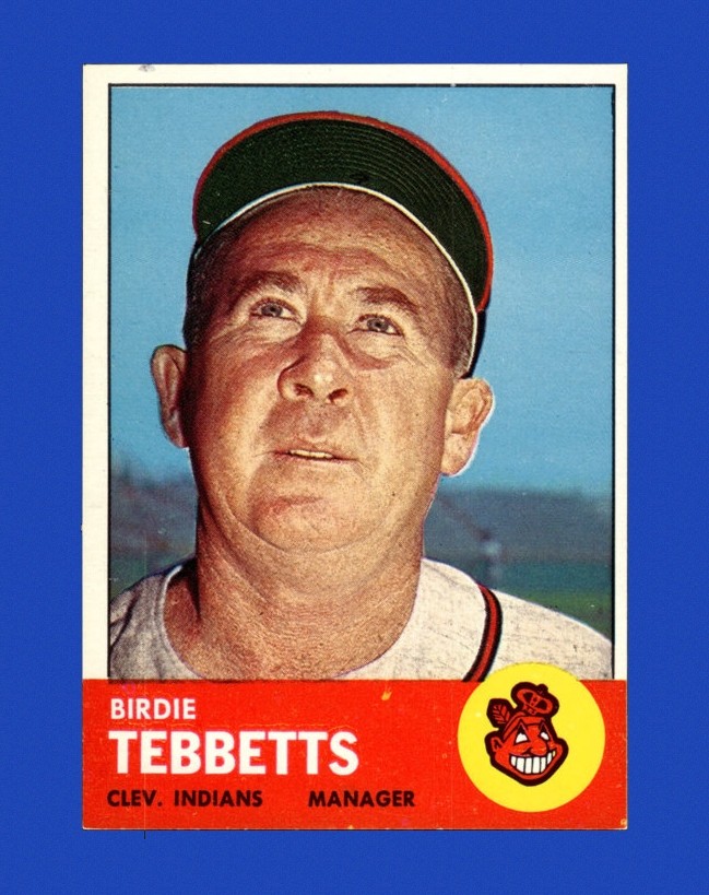 1963 Topps Set-Break # 48 Birdie Tebbetts Mgr NR-MINT *GMCARDS*