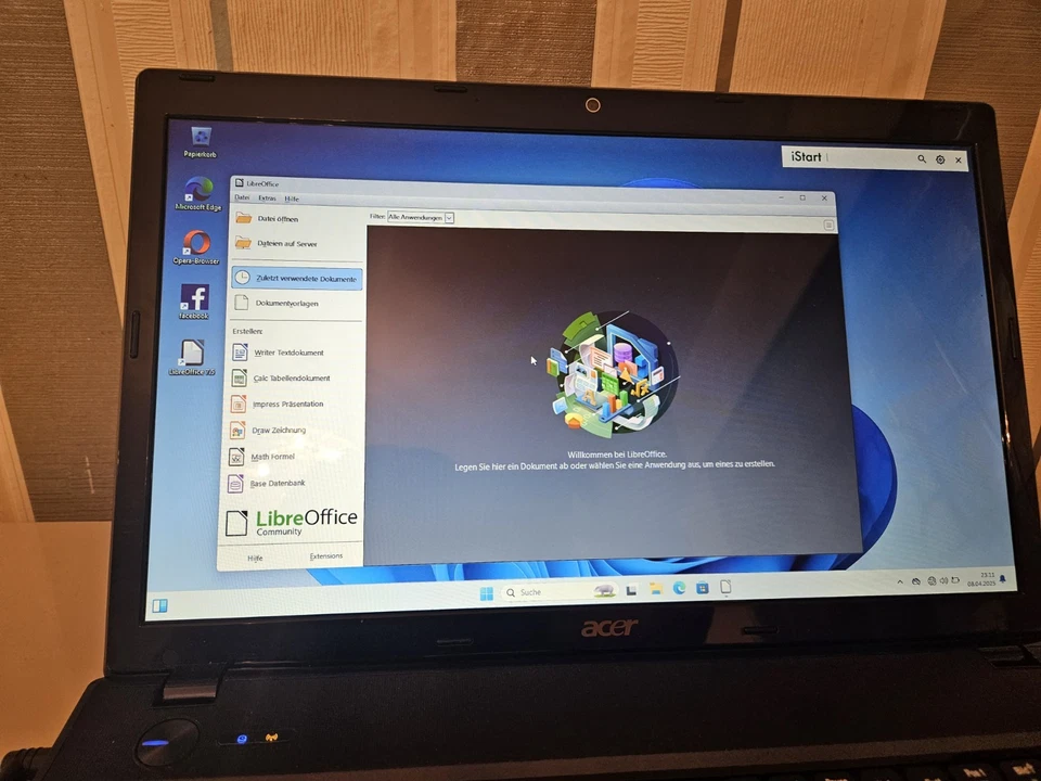 Notebook Laptop Aspire Windows 11 Pro I5 , 500GB Neuste Version Update 25h2 - Bild 2 von 4