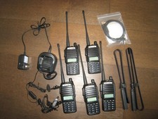 5x BaoFeng UV-82, FRS, Ham, Marine, Dual Band, 136-174 / 400-520 Mhz, Light, FM