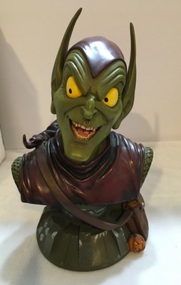 1997 Legends In 3D Green Goblin Bust Glows In The Dark Artist Greg Aronowitz