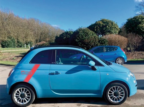 Back Side Stripes Graphic Decals Stickers For Fiat Abarth - Picture 2 of 2
