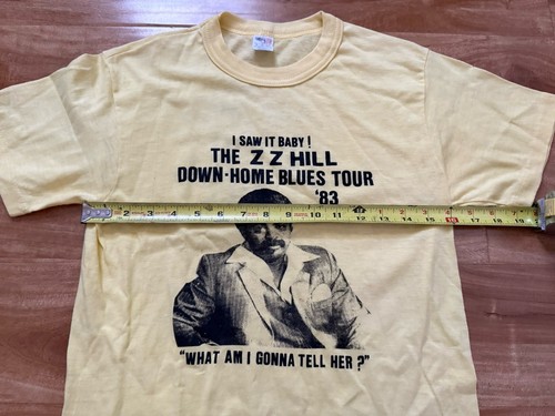 Vintage ZZ Hill T-Shirt Blues Band Tour 1983 Größe M - Bild 6 von 7