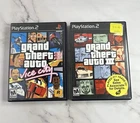 Grand Theft Auto III & Vice City (Sony PlayStation 2, 2001-02) - Complete In Box