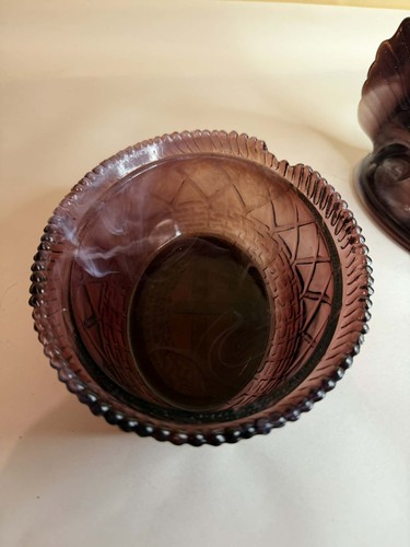 Westmooreland Amethyst Schlacke Huhn Henne auf Nest - Bild 3 von 5