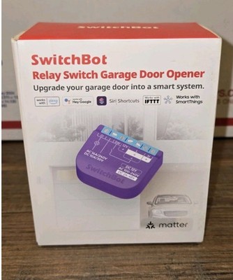 NEW SEALED Switchbot WiFi Smart Garage Door Opener Matter Certified Alexa Google