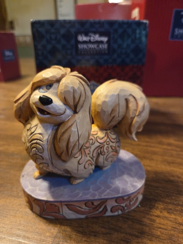 Jim Shore Disney Traditions Flirtatious Peg Figurine 2007 Lady and the Tramp
