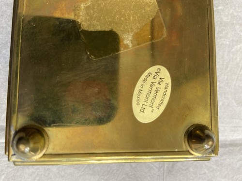 Via Vermont Ave Maria “Amazing Grace” Music Box Glass Trinket Box Mexico - Picture 11 of 12