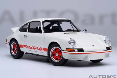AUTOart - 1:18 Porsche 911 Carrera 2.7 RS Grand Prix White Red Stripes - Comp... - Picture 17 of 20
