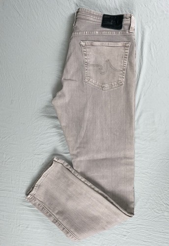 AG AG-ED Denim The Everett Slim Straight Stretch Denim Jeans. Grau, Herren 36X33