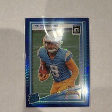 Panini Donruss Optic Tre Harris Chargers Rated Rookie Blue Prizm #229 Football